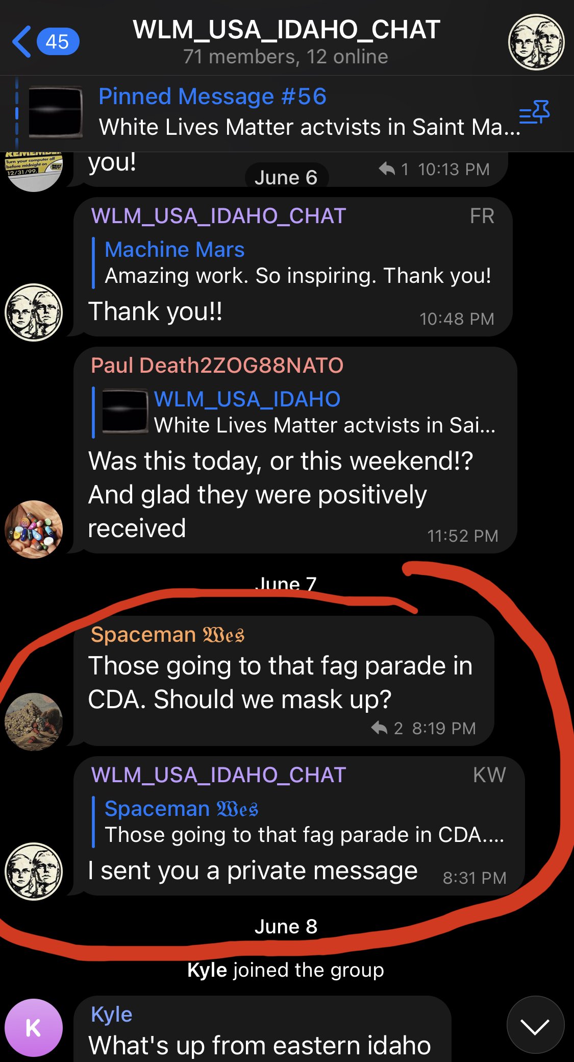 Following the disastrous events over the weekend, the White Lives Matter group posted a celebratory video. In the video, you see 5 members of the group simply holding a banner while unhinged liberals and LGBT weirdos shout.